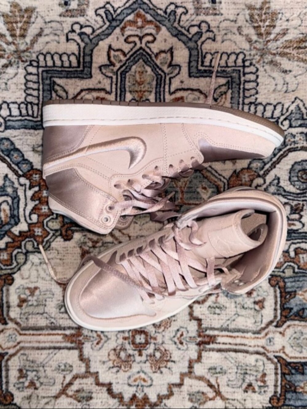 Nike Air Jordan 1 Retro High OG Blush Pink Satin – Women's 7